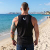 LeatherWerks Classic Tank Top Black Rear LeatherWerks Classic Tank Top Black Rear