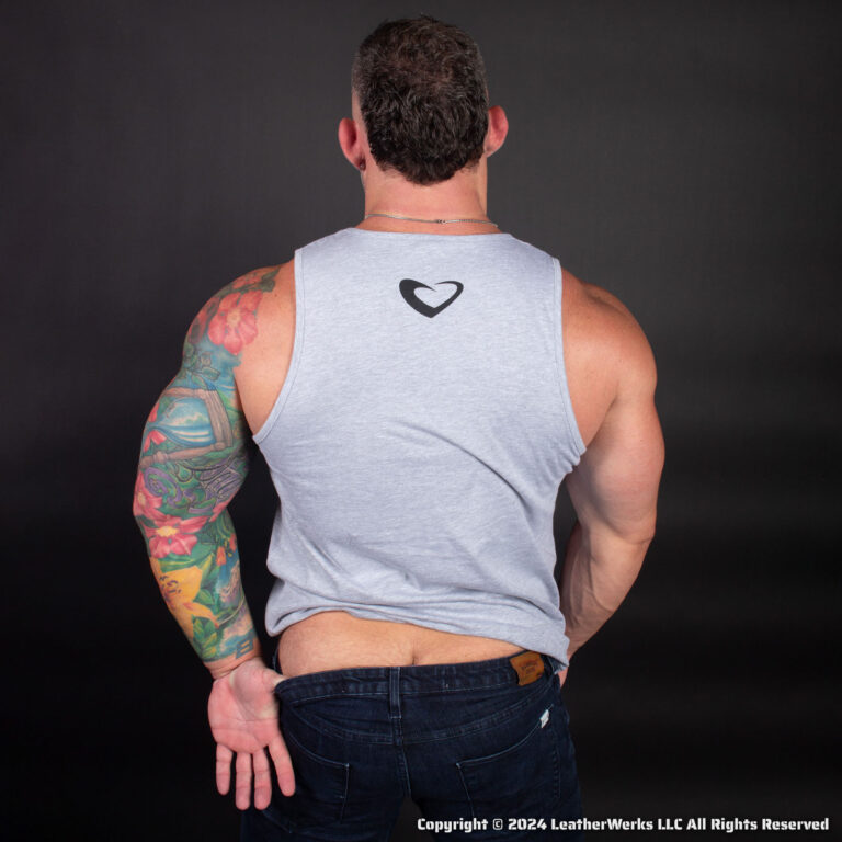 LeatherWerks Gray Tank Rear