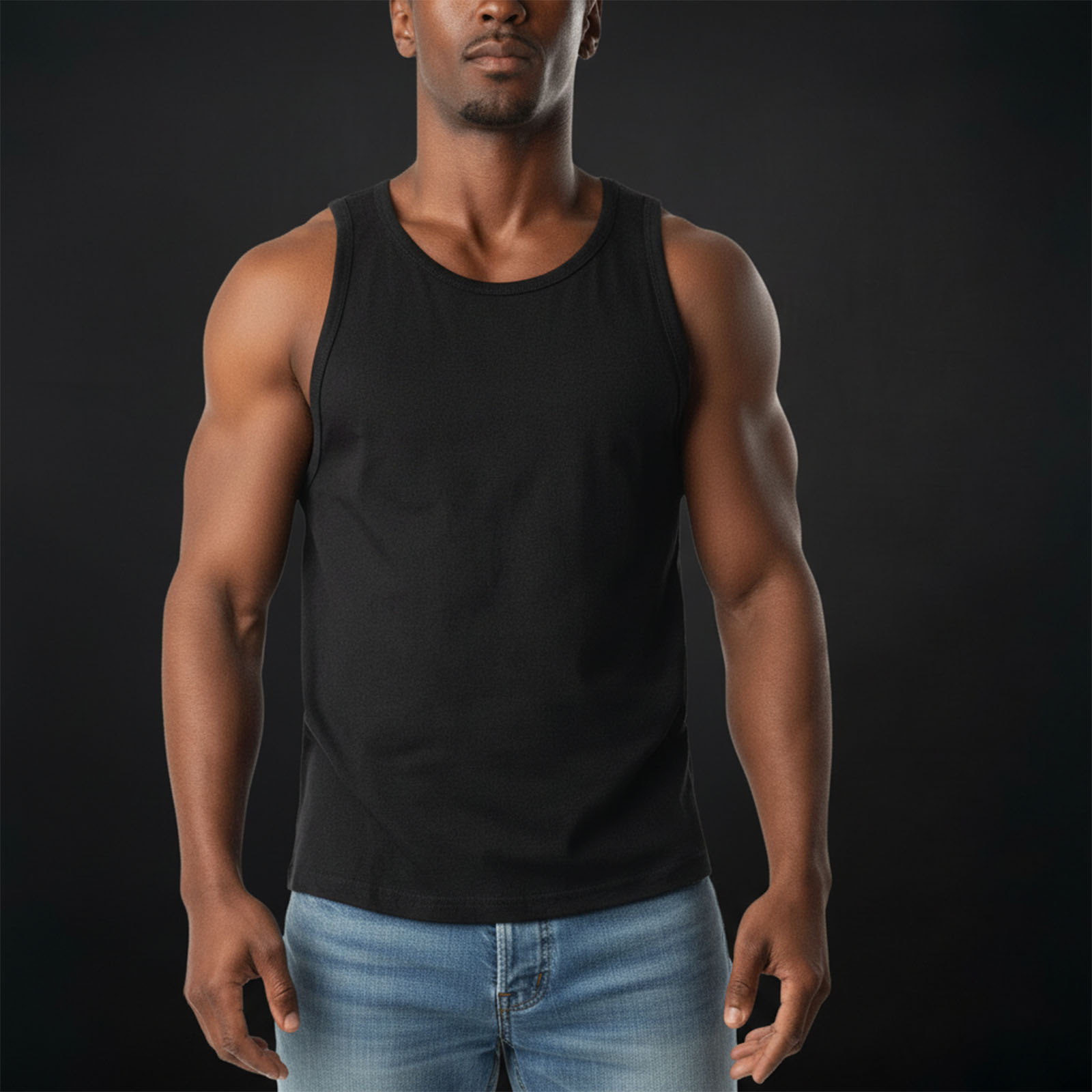 Nasty Pig Brandmark Tank Black Front