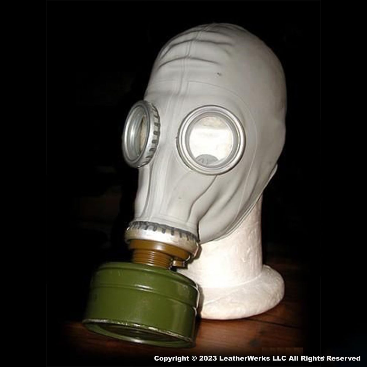 Russian Gas Mask Gray LeatherWerks