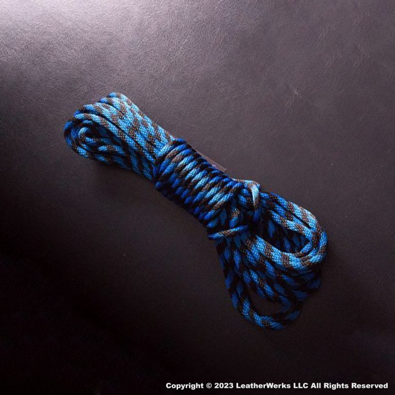 1 4 Inch Poly Rope Black Blue