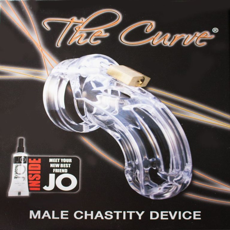 Curve Chastity Cage Clear