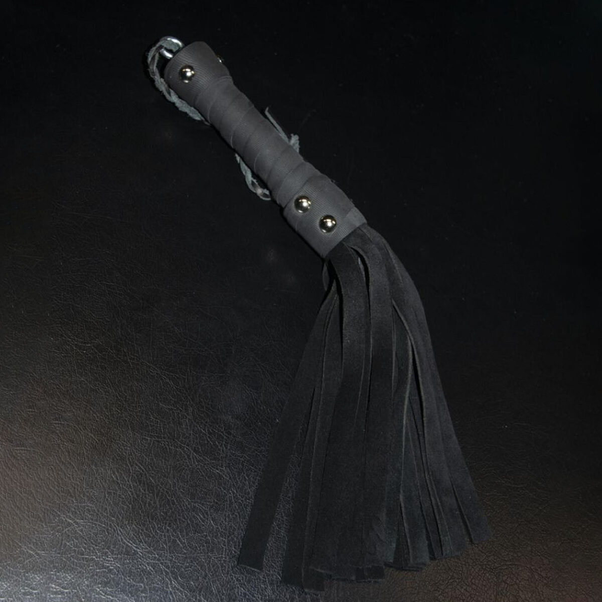 Handy Black Suede Flogger