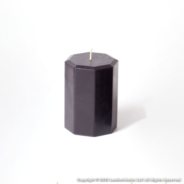 Pillar Octagon Leather Scent