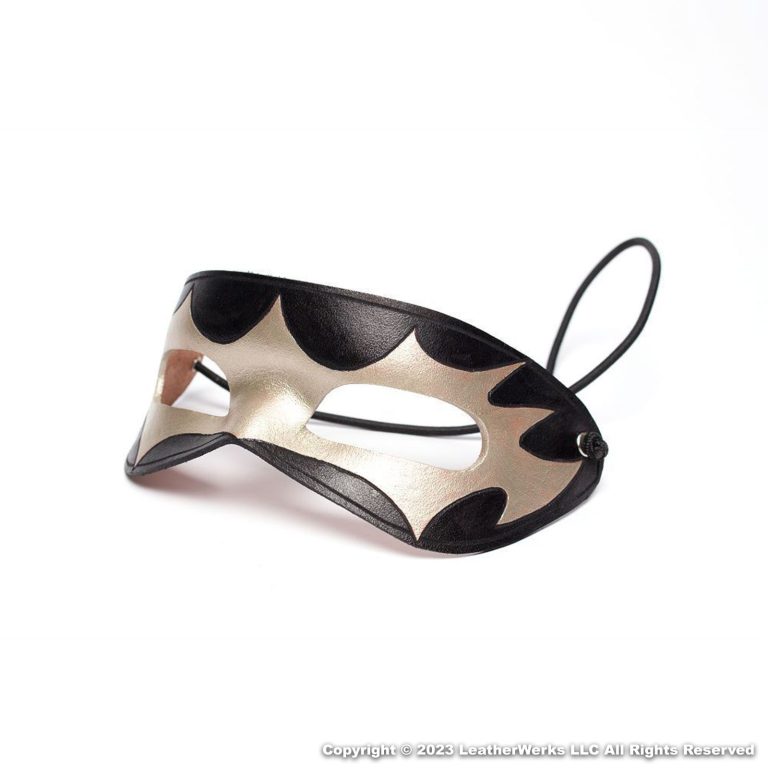 Outlaw Mask Black and Silver