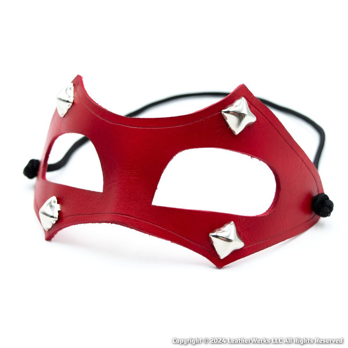 Bandit Mask Red with Pyramids