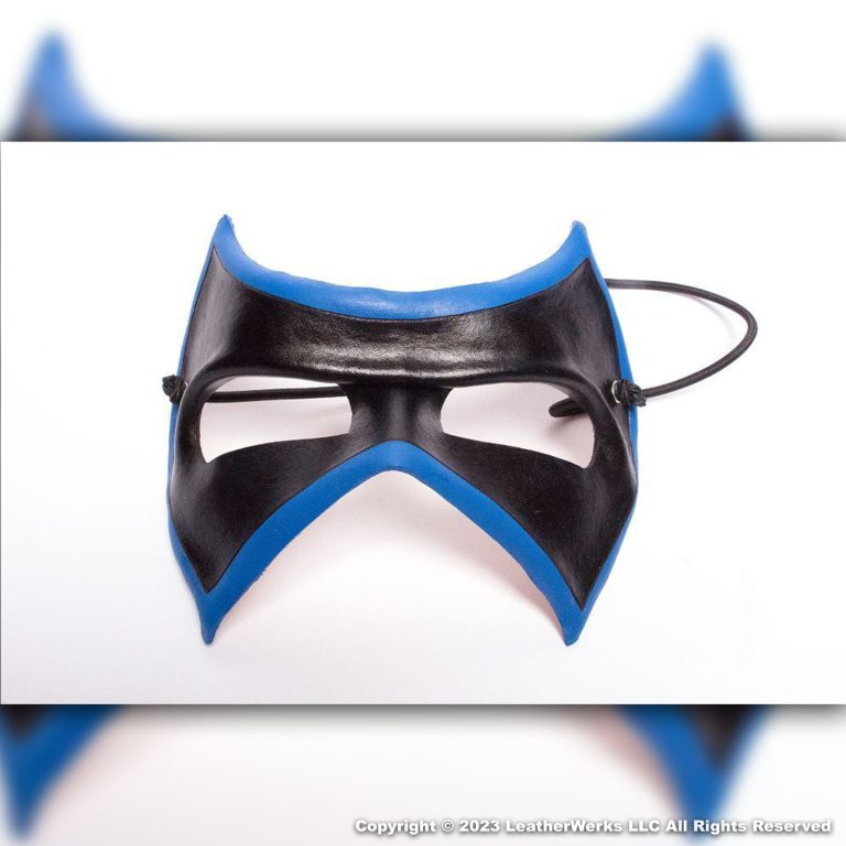 Villain Mask Black and Blue
