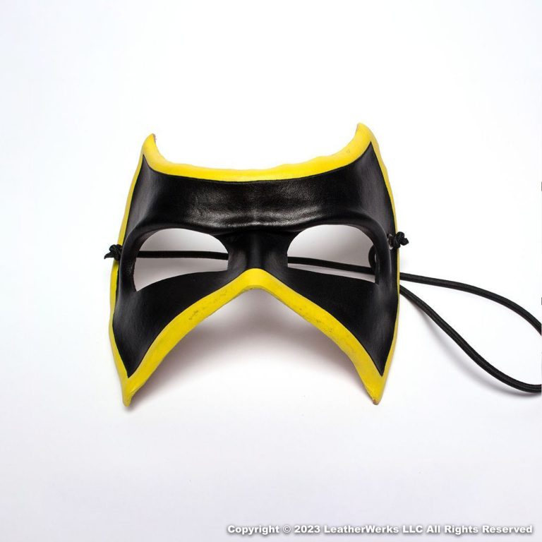 Villain Mask Black and Yellow