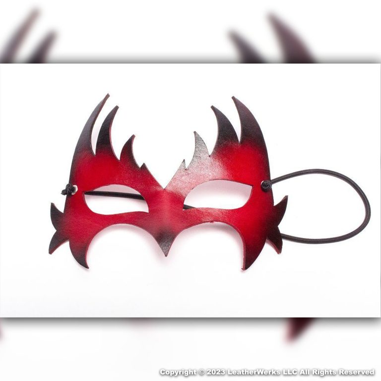 Wings Mask Red and Black