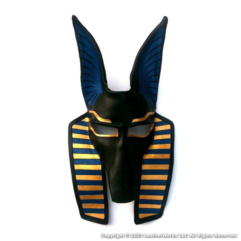 Anubis Leather Mask