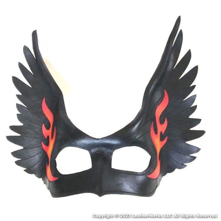 Flaming Angel Mask