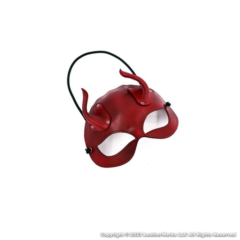 Lil Devil Leather Mask