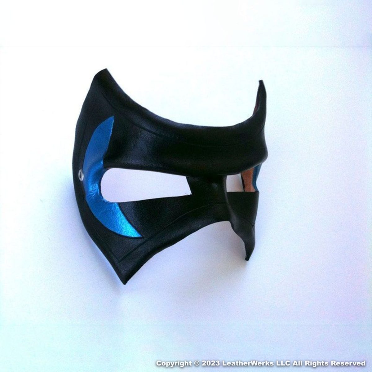 Two Toned Villain Leather Mask