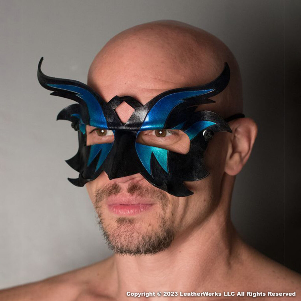 Rex 2 Mask Blue and Green