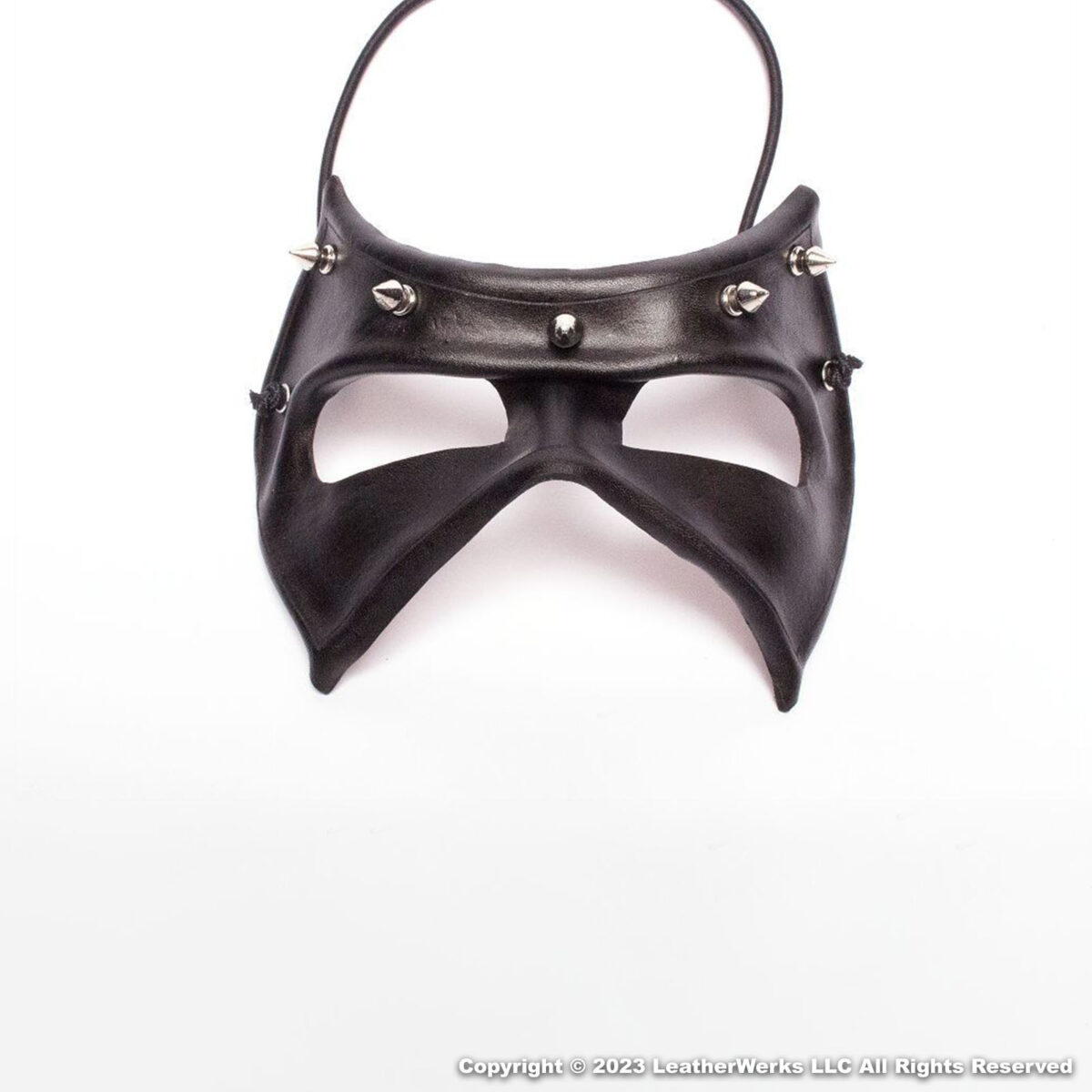 Villain Mask Black Spiked