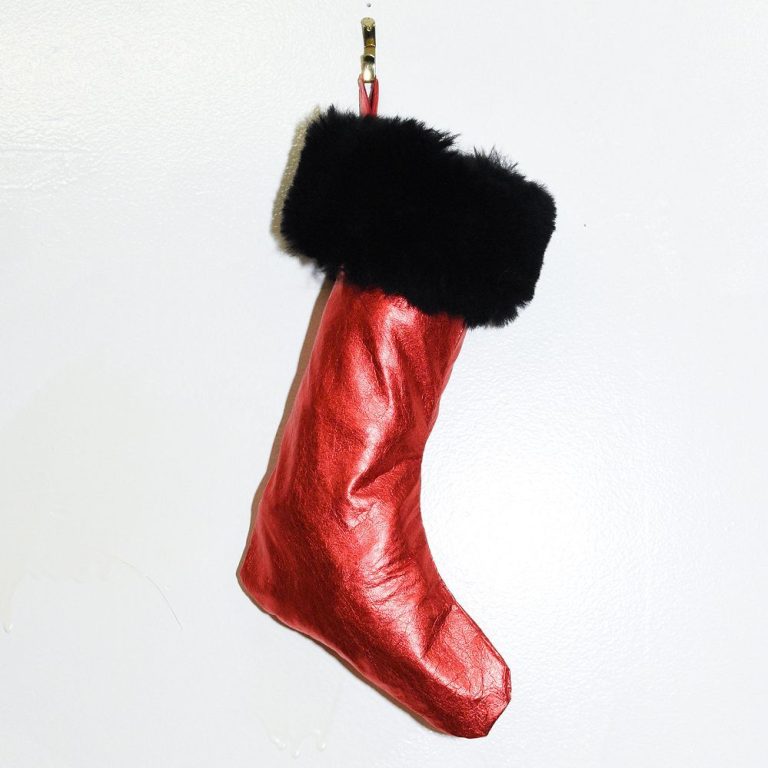 Small black trim stocking