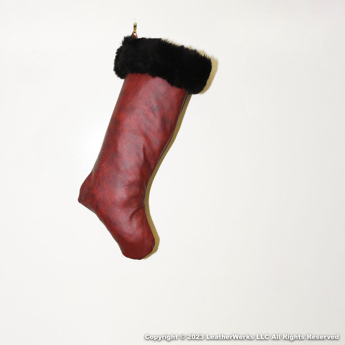 Leather Stocking Dark Red