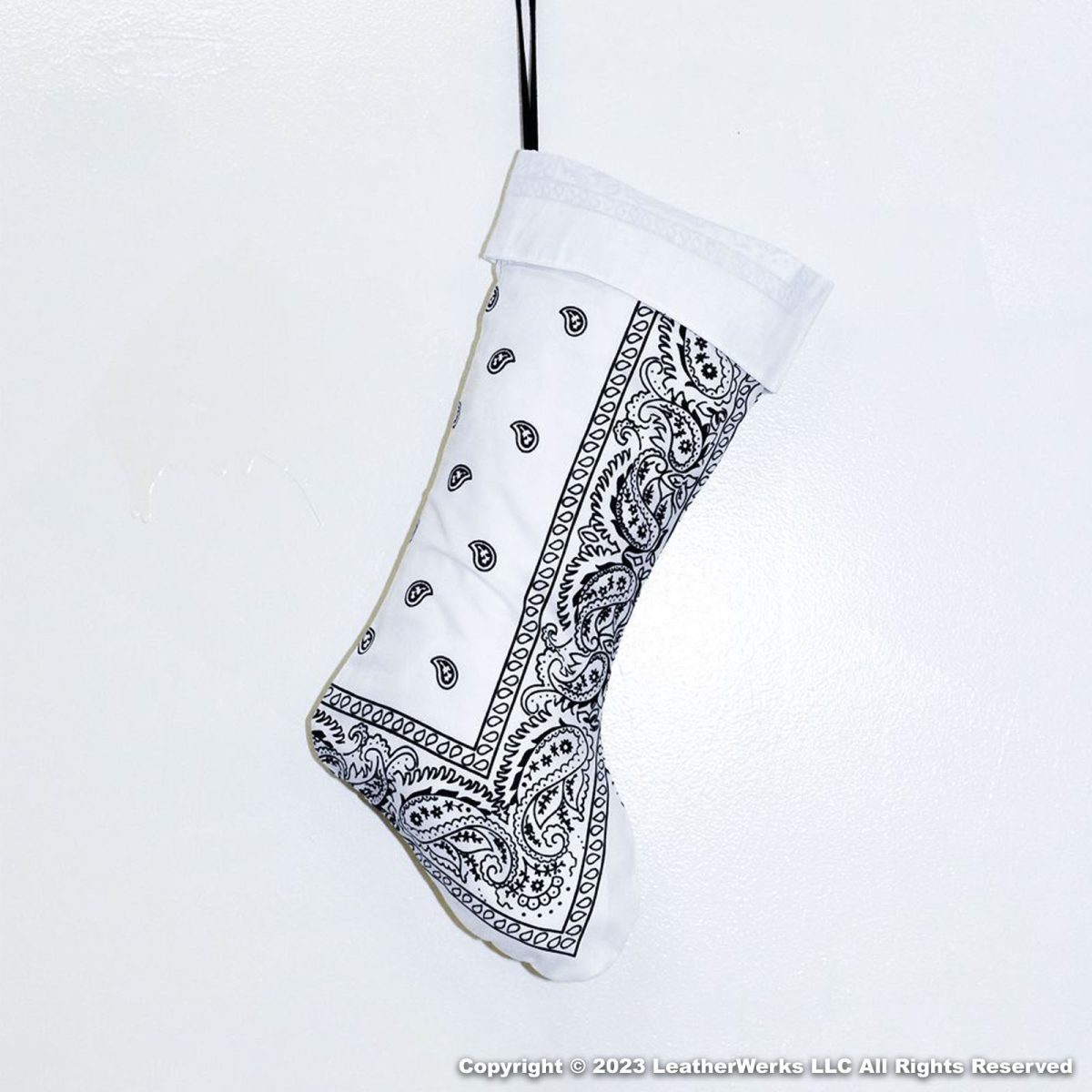 Hanky Christmas Stocking White