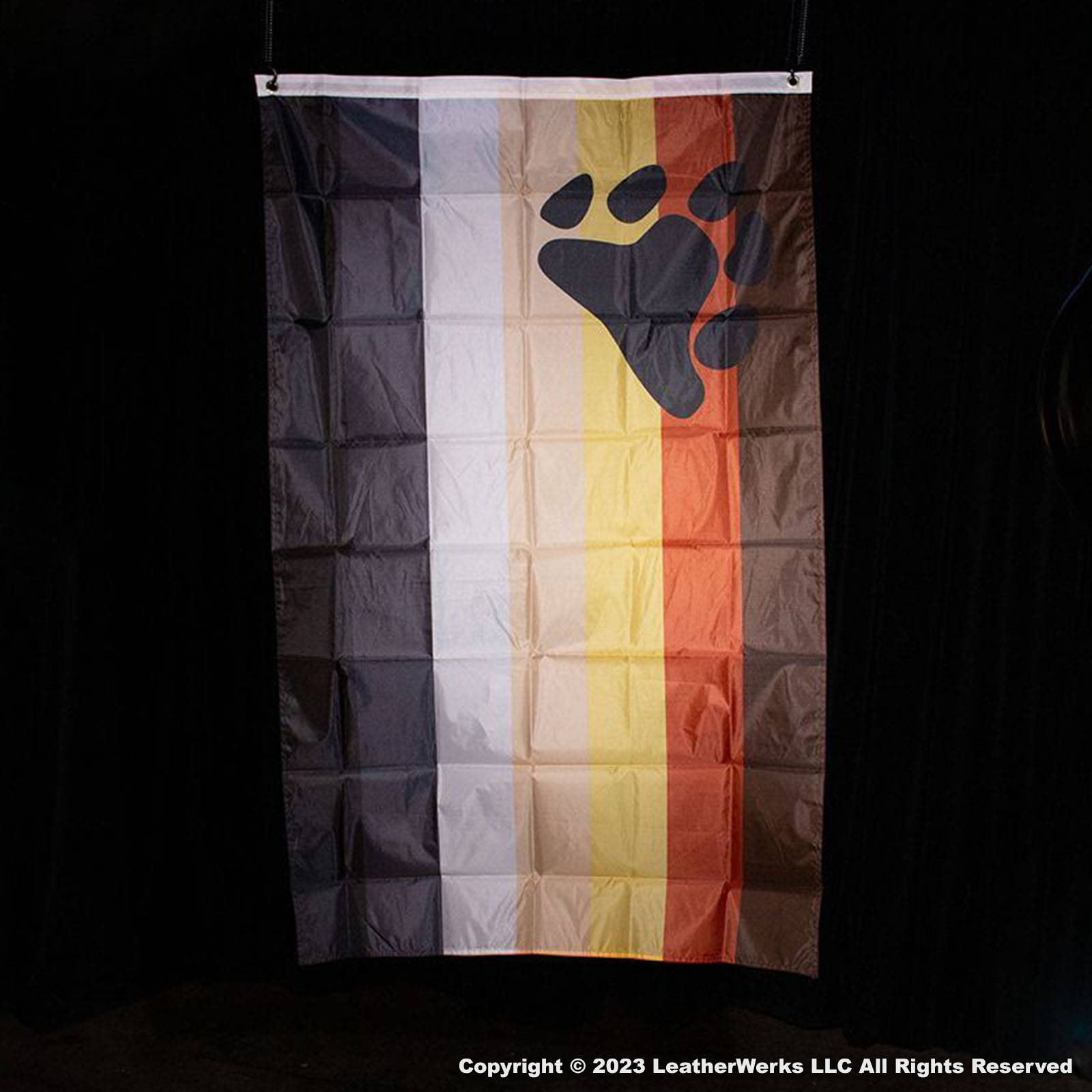 Bear Pride Flag 90cm x 150cm at MR. Riegillio