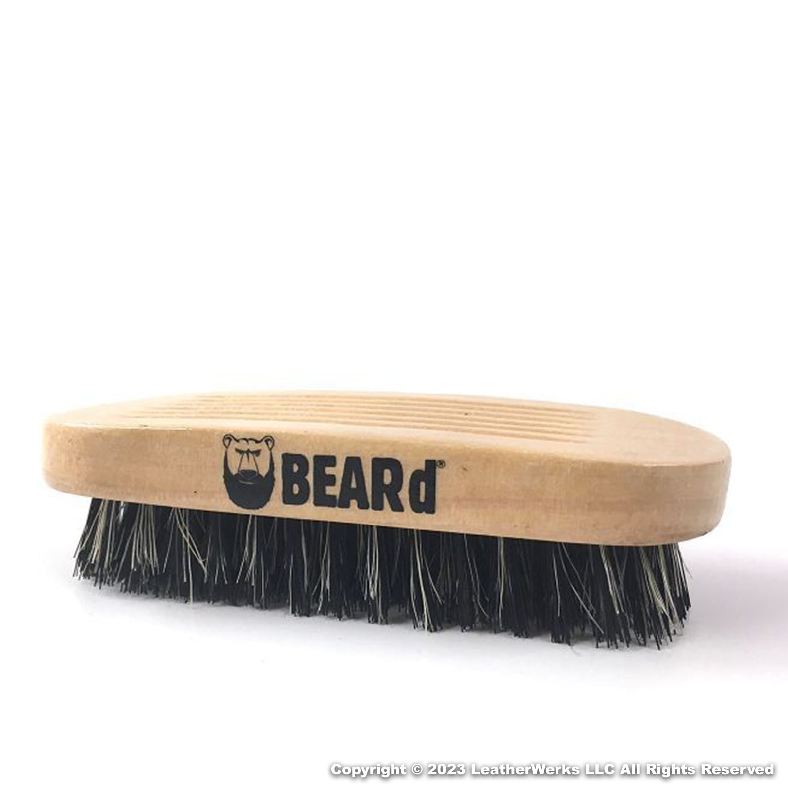 Redecker Spazzola Per Barba In Legno Di Pero E Setole Di Cinghiale - 13 Cm, Da Viaggio, Fatto A Mano In Germania