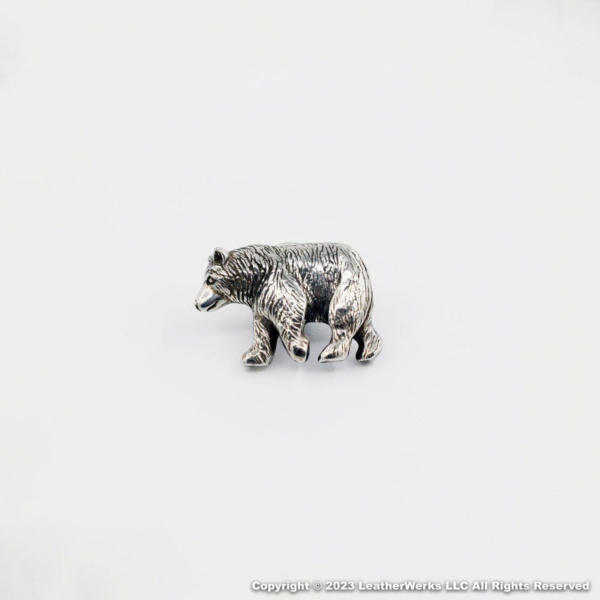 Bear Pin Small Pewter