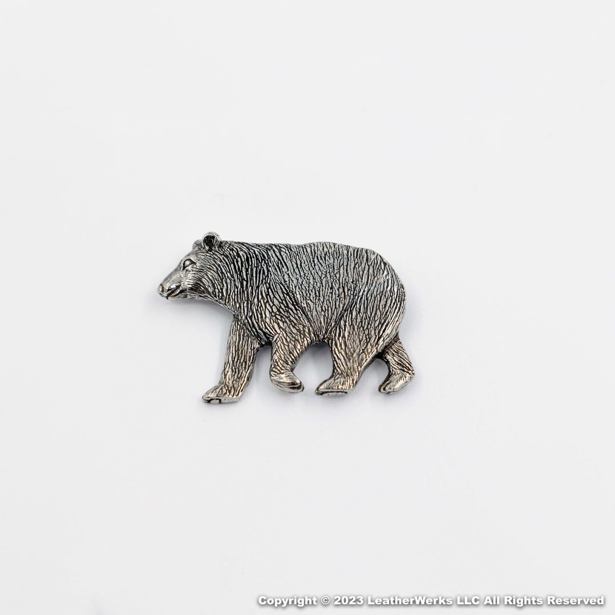 Bear Pin Large Pewter