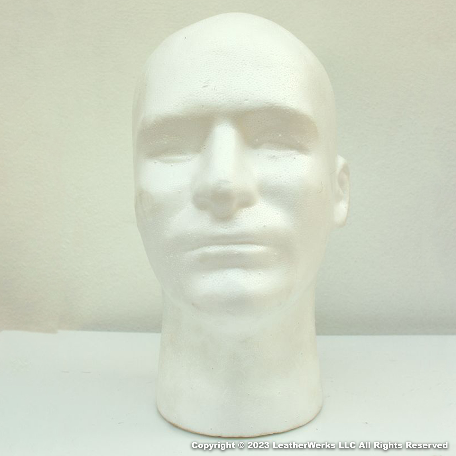 14999902 Male Styrofoam Head Weighted