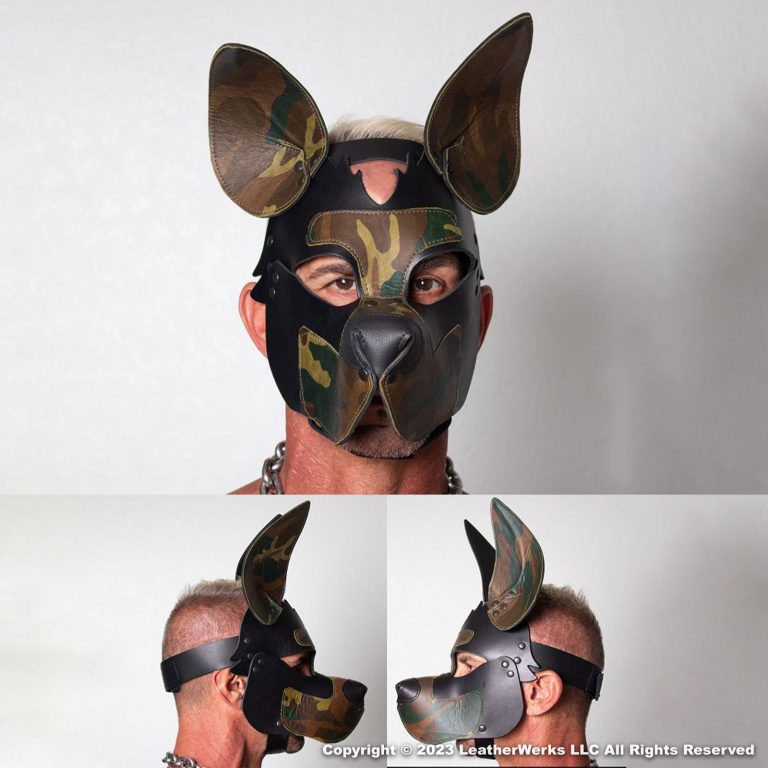 Leather Retriever Puppy Mask 24