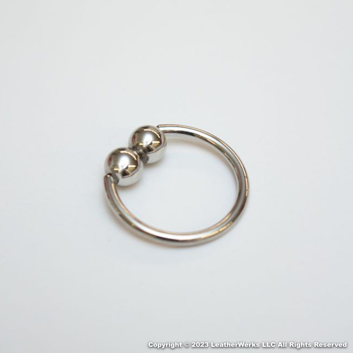 12G Captive Double Ball Ring