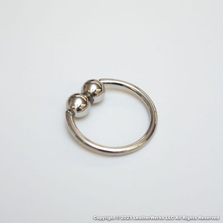 12G Captive Double Ball Ring