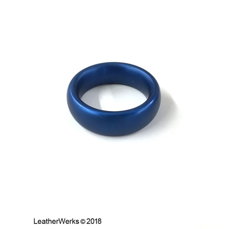 Blue Anodized Cock Ring