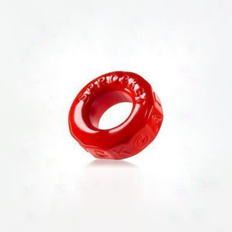 Sprocket Cock Ring Red