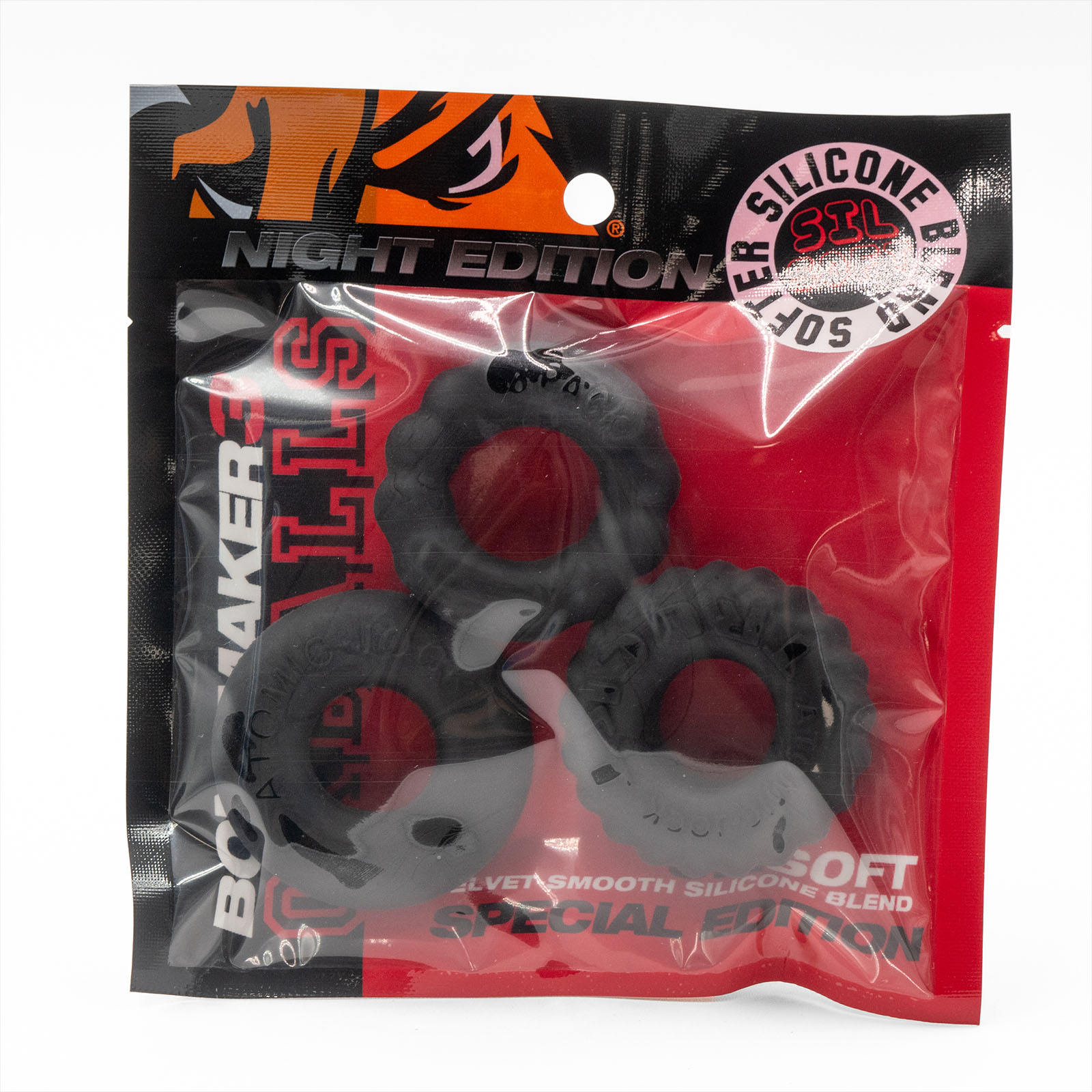 BONEMAKER 3 PK Night Cockrings Packaging