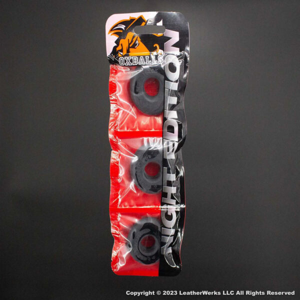 Ringer 3-Pack Night Cockring Bk