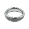 SS Silicone Band Cock Ring Gray