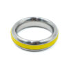 SS Silicone Band Cock Ring Yellow