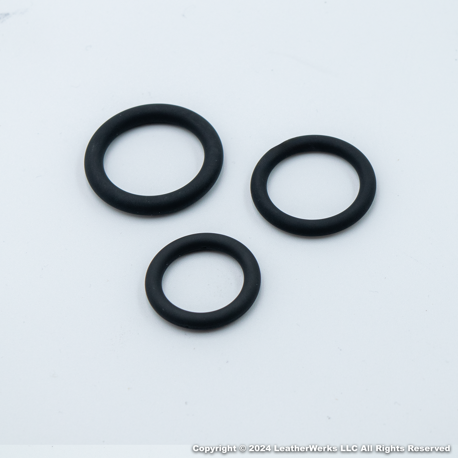 Silicone Shaft ring 3 pack black