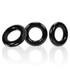 WILLY RINGS 3-pack cockrings Oxballs black (3)