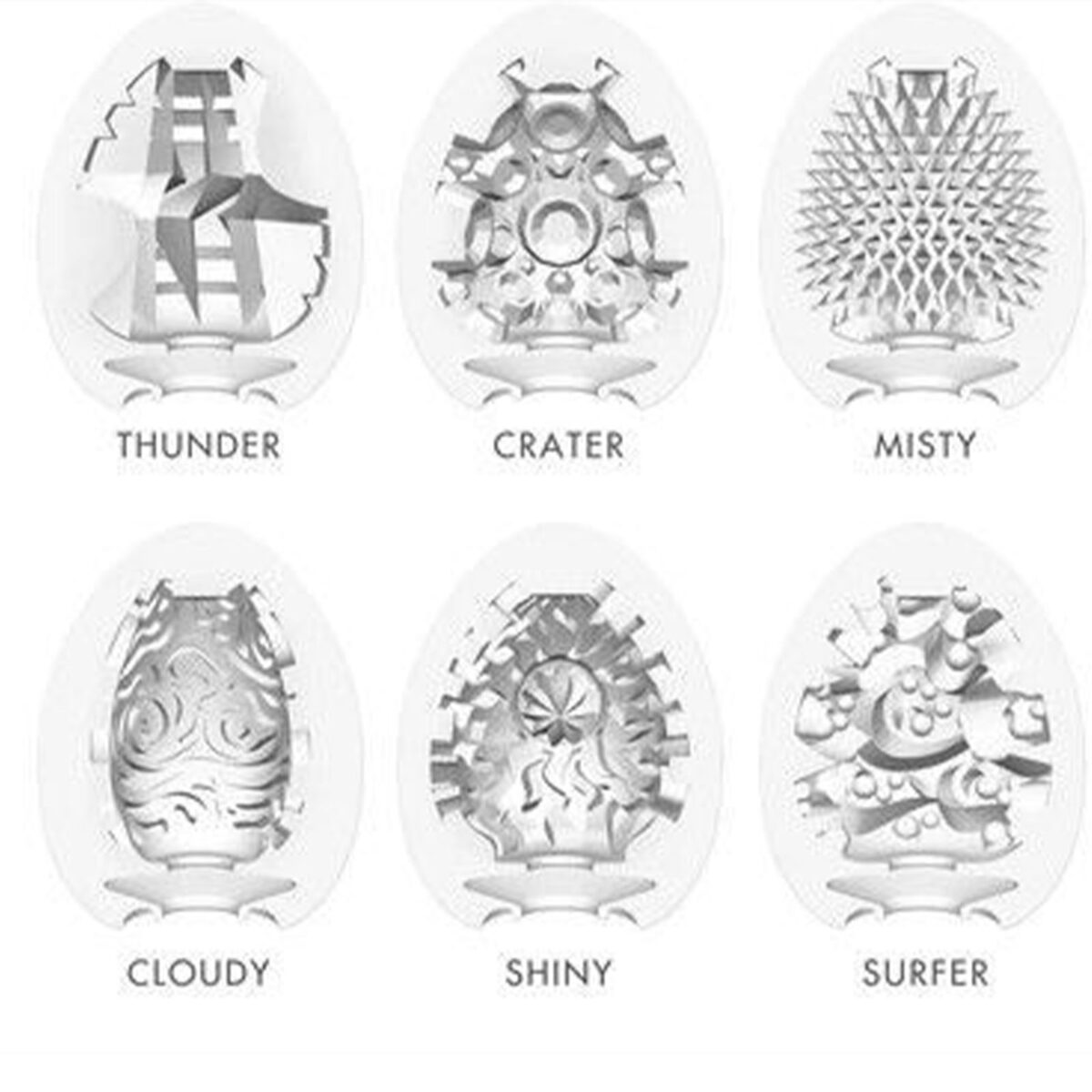 Tenga Egg 6 Pack Hard Boiled