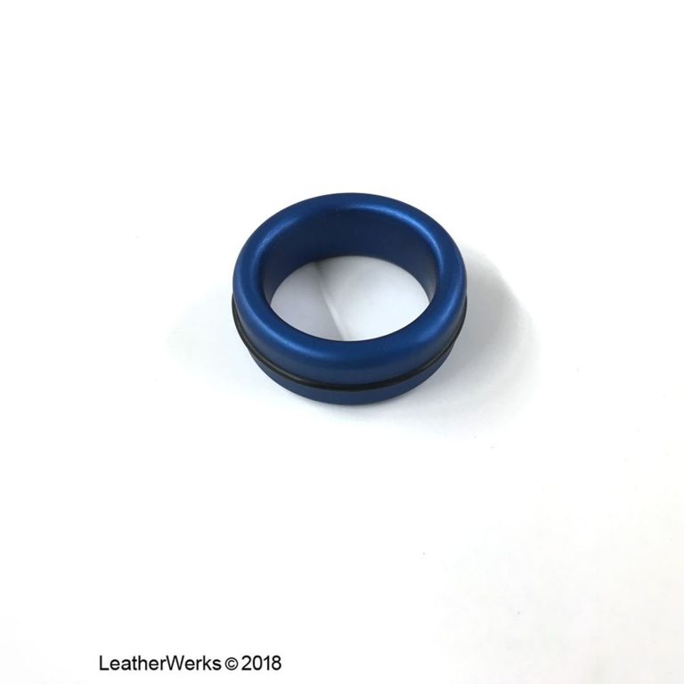 Blue Anodized Ring Single